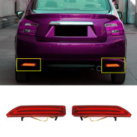 Car Rear Bumper Light Guide Strip with Driving Brake Dual Function Rear Lamp Tail Light for Honda CRV 2009 CITY 2013