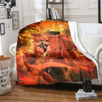 Fullmetal Alchemist Blanket 3D Anime Printed Throws Blanket Cartoon Flannel Blanket Sofa Blanket Edward Elric Blankets for Beds