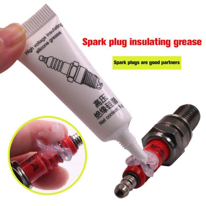 1Pc Silicone Grease Automobile Spark Plug High Voltage Seal Insulating
