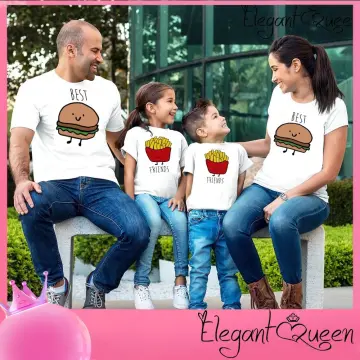 Family Matching T-Shirts Mother and Daughter Father Son Shirts