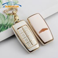 yonggax For Hyundai Genesis GV70 GV80 GV90 2020 2021 2022 Car TPU Key Case Cover Shell Fob Holder Ring Keychain Protector Accessories