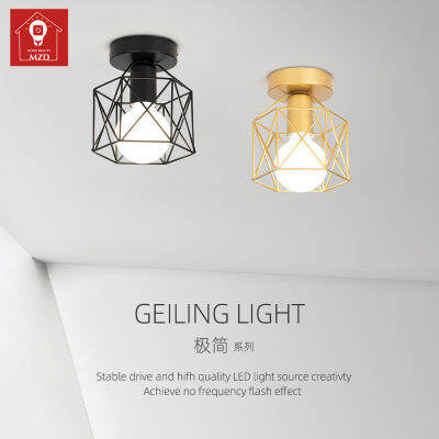 MZD【With Bulb】aisle Corridor Light Simple Modern Entrance Light Nordic Creative Entrance Hall ระเบียงโคมไฟเพดาน