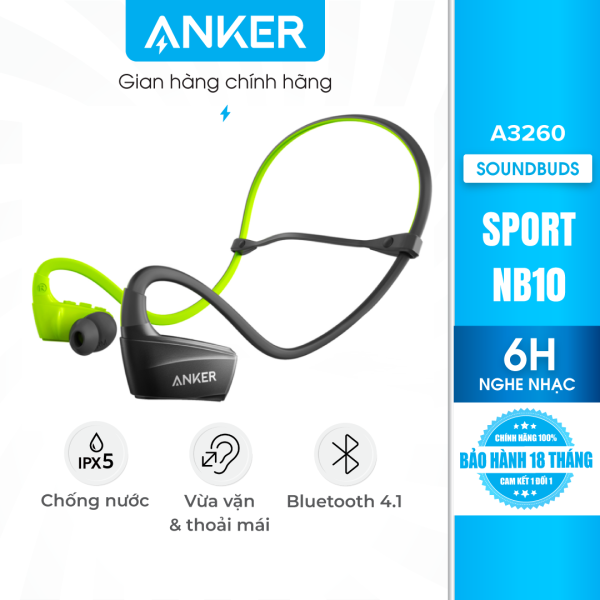 Tai nghe bluetooth Anker SoundBuds Sport NB10 – A3260