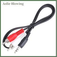 Aolie 3.5MM JACK MINI plugto 2 RCA MALE STEREO ohono Audio SPEAKER ADAPTER CABLE