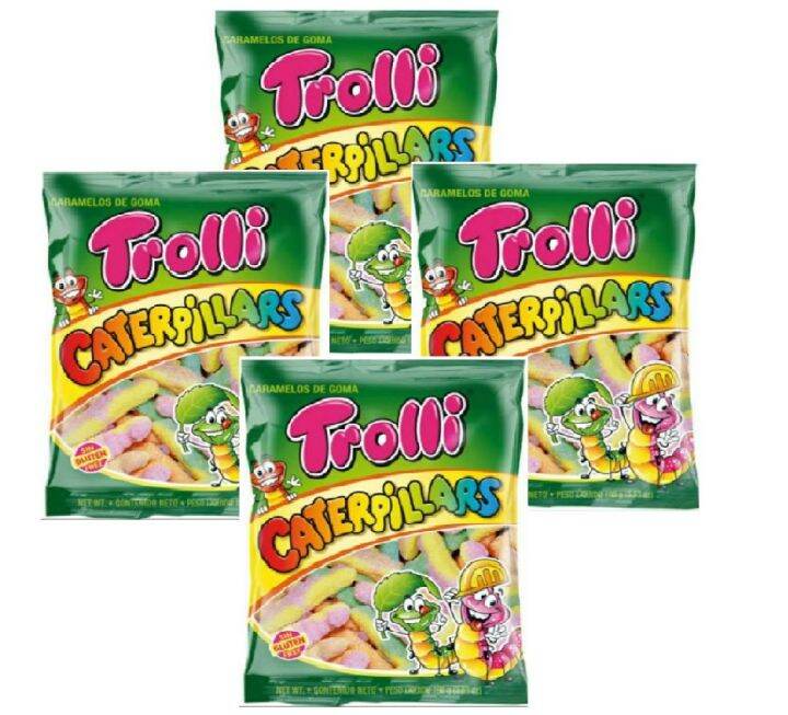 TROLLI CATERPILLARS 100g set of 4 | Lazada PH