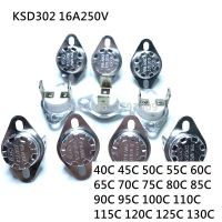 5PCS KSD302 / KSD301 40C NC Temperature Control Switch 40 Degrees Normally Closed 50C 80C 90C 60C 100C 16A250V Ceramic Switch NC