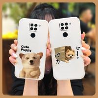 Lens package Skin feel silicone Phone Case For Redmi Note9/Redmi 10X 4G Cartoon Lens bump protection Skin-friendly feel