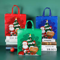 Reusable Gift Bag Santa Themed Party Christmas Party Supplies Santa Claus Tote Bag Gift Bag For Christmas