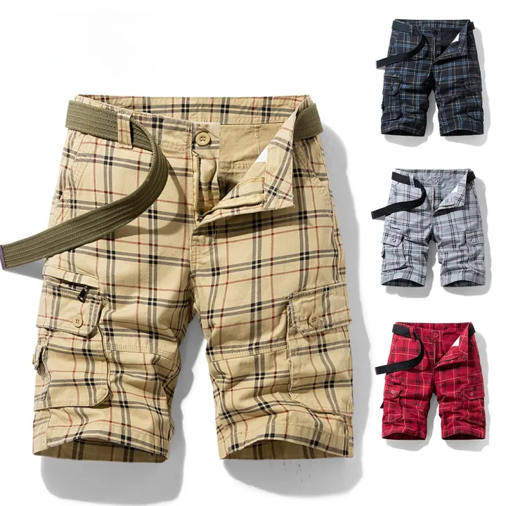 New Men Cotton Cargo Shorts Clothing 