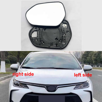 For Toyota Corolla 2019 2020 2021 Mirror Side Mirror Reflective Lens Rearview Mirror Lenses Glass with Heating 1PCS