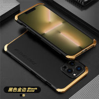 เคส Pelindung Logam หรูสำหรับ iPhone 11 12 13 14 Pro Max เคสกันกระแทกสำหรับ iPhone XS MAX XR 6 7 8 14 Plus X 13 Mini