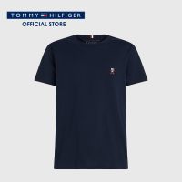 Tommy Hilfiger เสื้อยืดแขนสั้นผู้ชาย รุ่น MW0MW30054 DW5 - สีกรมท่า