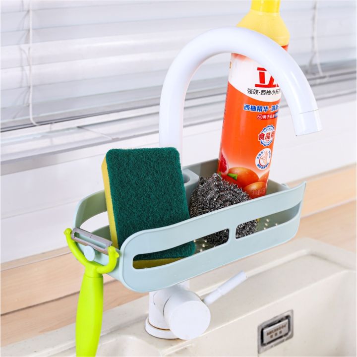 cc-storage-drain-basket-new-capacity-adjustable-rack-movable-non-perforated-faucet-accessories