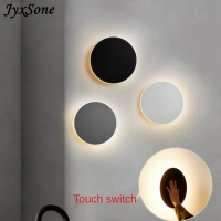 Touch Wall Lamp Flexible Reading Sconce Three Colours Bedroom Wall Light With Reading Light Smart Loft Pendant Lamp Living Rroom