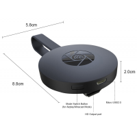 ร้านค้าปลอดกังวล G2 Chromecast โปรเจคเตอร์ Hdmi ไร้สาย Miracast Mira สำหรับต่อหน้าจอทีวี เครื่องขยายเสียง มือถือโฮมเธียเตอร์ ความคมชัด Hd1080p