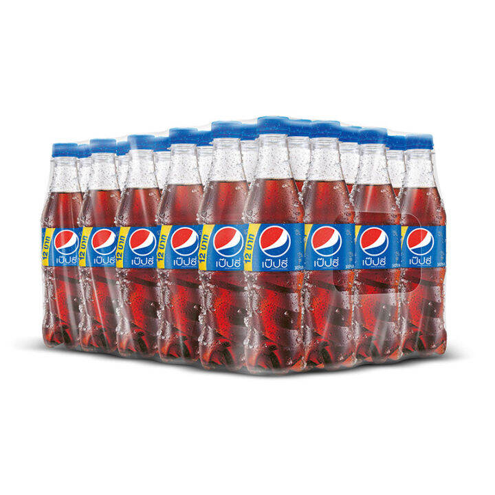 สินค้ามาใหม่-เป๊ปซี่-น้ำอัดลม-345-มล-x-24-ขวด-pepsi-soft-drink-345-ml-x-24-bottles-ล็อตใหม่มาล่าสุด-สินค้าสด-มีเก็บเงินปลายทาง