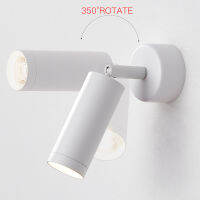 Mini LED Wall Lamp 350° Rotating and 180° Swing Classic black white style overall design parsimony appears to be agile