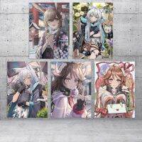 Sumanssa Arknights พิมพ์ภาพ Suzuran Wall Art Eyjafjalla Modular ภาพวาดโปสเตอร์ Rosmontis ผ้าใบ Home Anime Decor ฮาโลวีนของขวัญ