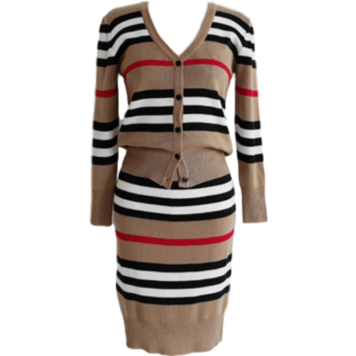 new-autumn-2-piece-suit-ladies-winter-knitting-striped-korea-long-sleeve-v-neck-tops-and-mini-skirt-sexy-set-for-women-clothing