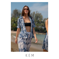 Kemissara Wave Print Shirt