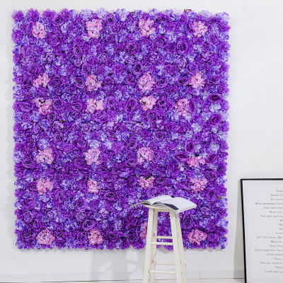 40x60cm Artificial Wall Decoration Road Lead Hydrangea Peony Rose Flower Mat Wedding Arch Pavilion Corners Decor Floral