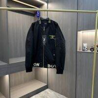 เสื้อแจ็กเก็ต Boy London ชายและหญิงแขนยาวปักลายนกอินทรีเครื่องแบบเบสบอลจู่โจมกันลมมีคุณภาพสูงสไตล์นักตี้