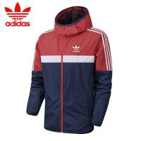 จัดส่งด่วน!! Adidas เสื้อแจ็กเก็ตกีฬาลําลอง แบบบาง กันลม ทรงหลวม สําหรับผู้ชาย และผู้หญิง ไซซ์ M-4Xg