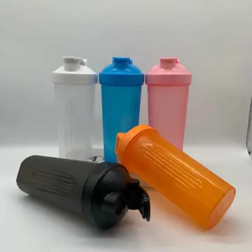600ml Portable Protein Powder Shaker Bottle Leak Proof Water