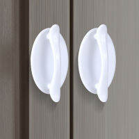 1pc Self-Adhesive Furniture Door Handles Punch-Free Cabinets Drawers Knobs Wardrobe Refrigerator Window Auxiliary Handles