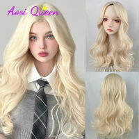 AS Golden Wave คอสเพลย์ธรรมชาติสังเคราะห์24นิ้วทนความร้อน HD Lace Frontal Wigs สำหรับผู้หญิงผิวดำ ~