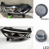 รถยนต์หลอดฮาโลเจนไฟหน้าฝุ่นปกสูงต่ำคาน LED ไฟหน้าตัดแผงหมวกสำหรับเรโนลต์ Koleos 2016-2019