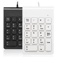 Mini USB Wired Numeric Keypad Numpad 18 Keys Digital Keyboard for Accounting Teller Laptop Windows Android Notebook Tablets PC