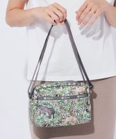 Lesportsac 2023 แฟชั่นพิมพ์กระเป๋าสี่เหลี่ยมขนาดเล็กกระเป๋าถือกระเป๋าสะพายแฟชั่นกระเป๋าสะพายข้าง2434