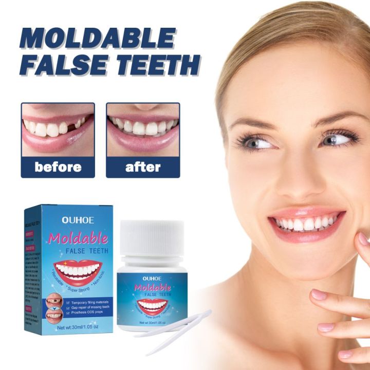 Temporary Tooth Repair Kit Teeth and Gaps Moldable Falseteeth Solid ...