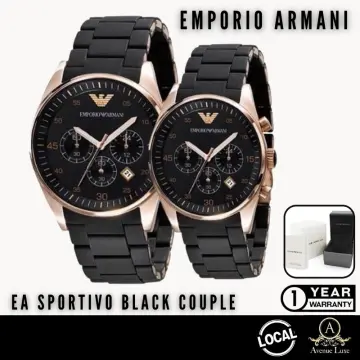 Emporio Armani Black Dial Couples Watch | AR11299 & AR11245 – WatchshopBD