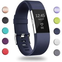 ❀﹊⊙ (COD)Fitbit Charge 2 Replacement Strap Silicone Accessory Wristband Band for Charge 2 HR Tracker（Aonee）