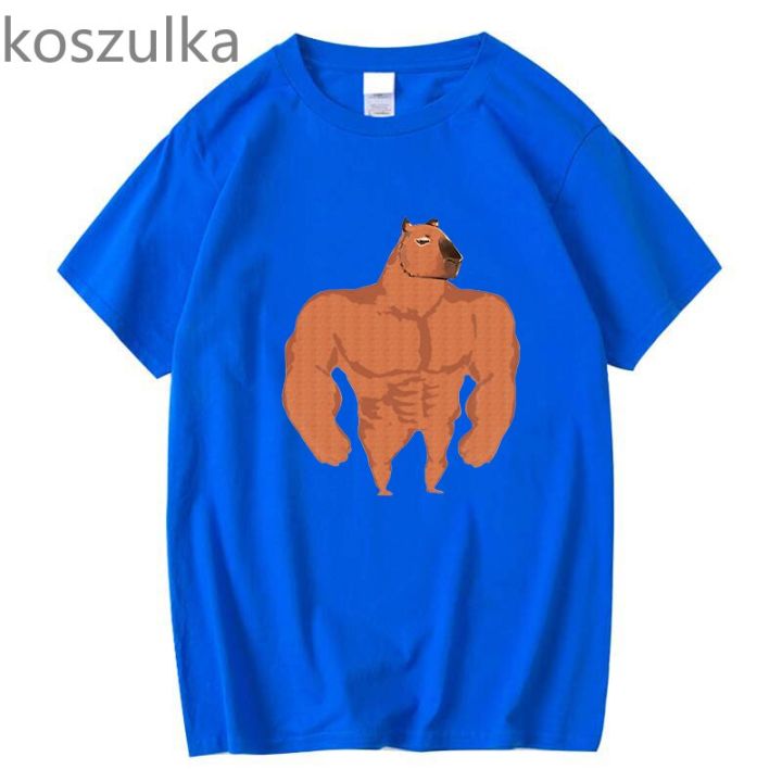 muscle-capybara-t-men-women-hip-hop-tshirt-print-graphics-tshirt-harajuku-hip-tee-for-male-clothing-streetwear