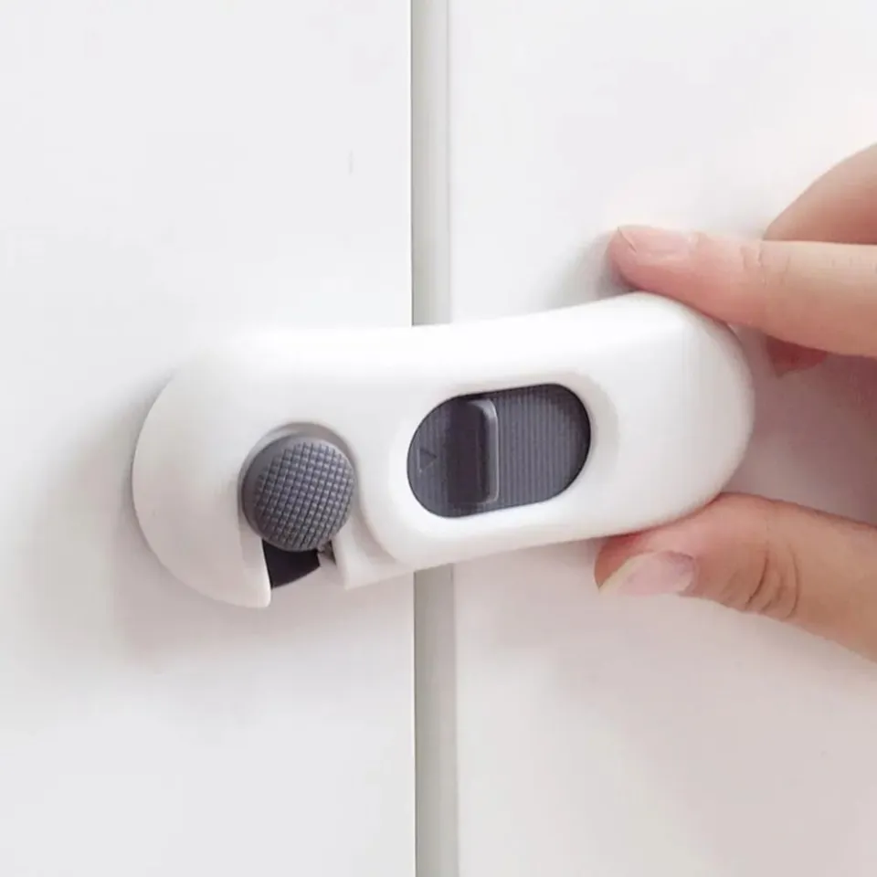 Plastic Portable Home Window Baby Safety Lock Cabinet Lock