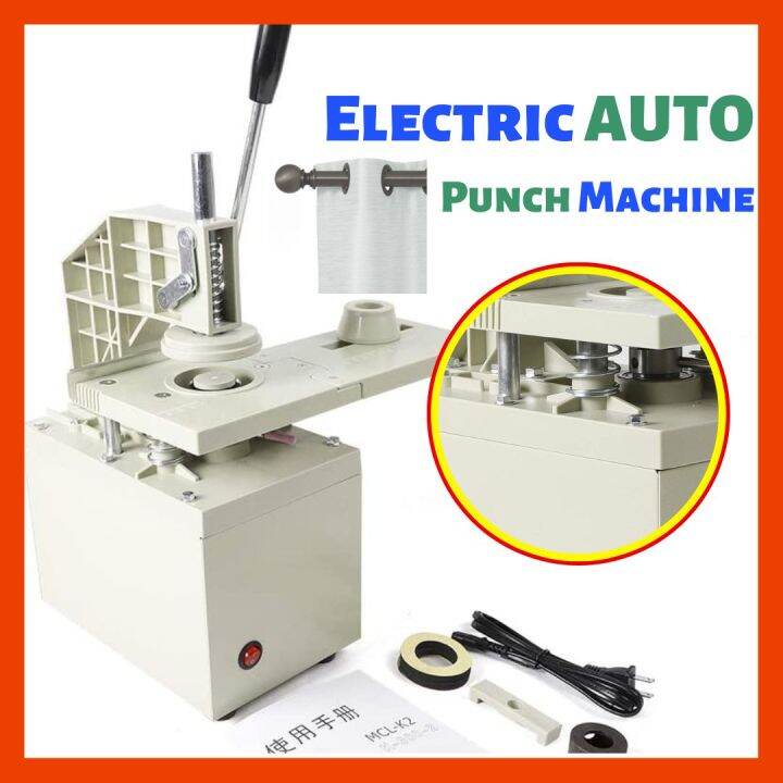 Electric Curtain Eyelet Punch Machine MINGJIE/puncher mesin penebuk lubang eyelet langsir Murah