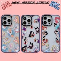 Casetify เคสโทรศัพท์อะคริลิคแข็ง ผิวด้าน กันกระแทก ลายการ์ตูนดิสนีย์ แม่มด คนแคระ สําหรับ IPhone14 13 12 11 Pro Max