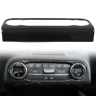 Center Console Air Console Panel Decoration Trim for Ford Bronco Sport 2021 2022 Accessories, ABS Carbon Fiber