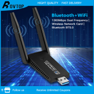 Rovtop Bộ Chuyển Đổi WiFi 1300Mbps Bộ Chuyển Đổi USB Không Dây USB 3.0 thumbnail