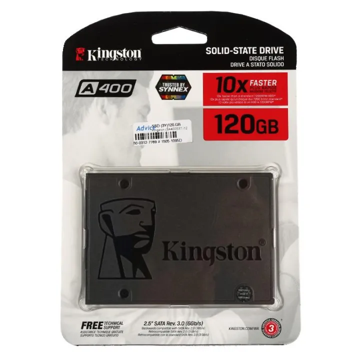 Kingston 120 GB. SSD (SA400S37 /120G) | Lazada.co.th