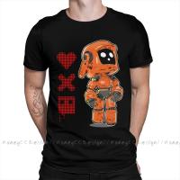 Love Death And Robots 2021 New Arrival T-Shirt Red Unique Design Shirt Crewneck Cotton For Men Tshirt