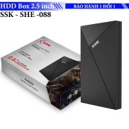 Hộp Đựng ổ cứng HDD Box Sata 2.5 USB 3.0 SSK SHE 088