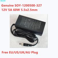 ถั่วเหลืองของแท้-1200500-327 12V 5A 60W 5.5x2 5อะแดปเตอร์ AC มมสำหรับเครื่องชาร์จแหล่งจ่ายไฟหน้าจอ4A