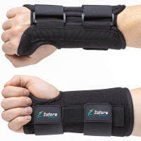 ZOFORE SPORT Carpal Tunnel Wrist Brace Support and Metal Splint Stabilizer [Single] - Helps Relieve Tendinitis Arthritis Carpal Tunnel Pain - Reduces Recovery Time for Men Women - Right (L/XL) Right Hand Large/X-Large (Pack of 1)