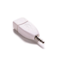 Xiab ใหม่3.5MM MALE AUX Audio PLUG JACK ไปยัง USB 2.0 FEMALE Converter Adapter Plug