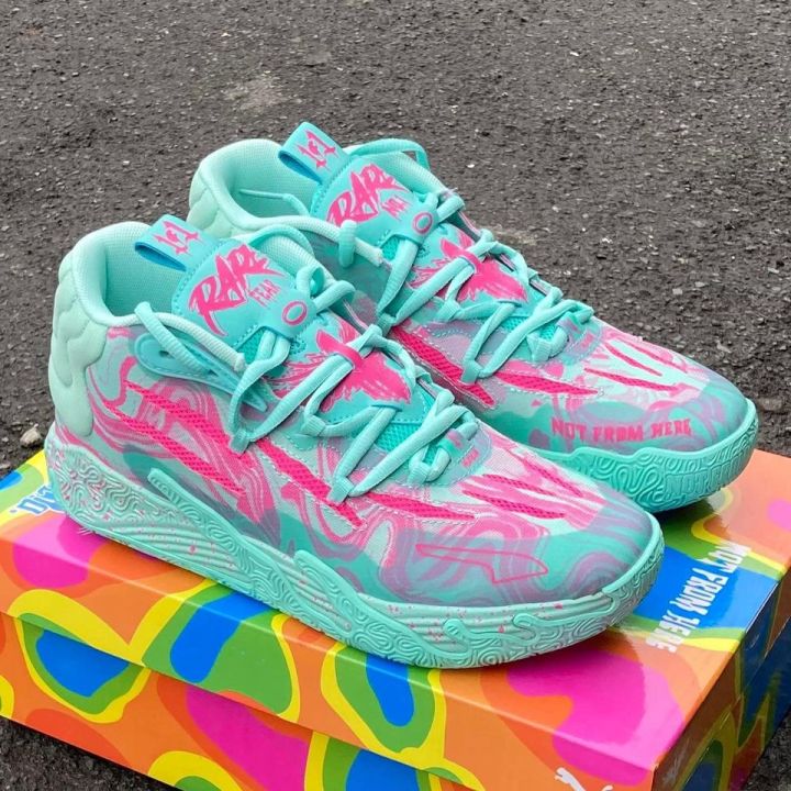 ERP, Lamelo Ball MB 3Blue Pink, Basketball Shoes