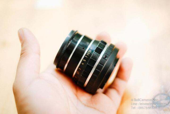 ขายเลนส์รัสเซีย-industar-61-50mm-f2-8-สีดำ-for-nikon-1-mirrorless